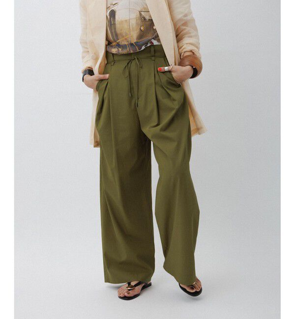 ADAM ET ROPE'「ドロストドカンパンツ」|チノ|