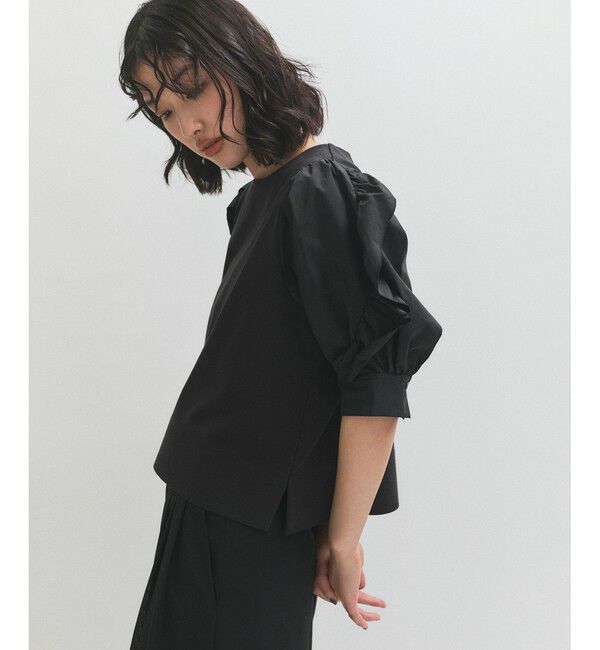 ADAM ET ROPE'「【サステナブル】バルーンスリーブTシャツ」|Tシャツ・カットソー|