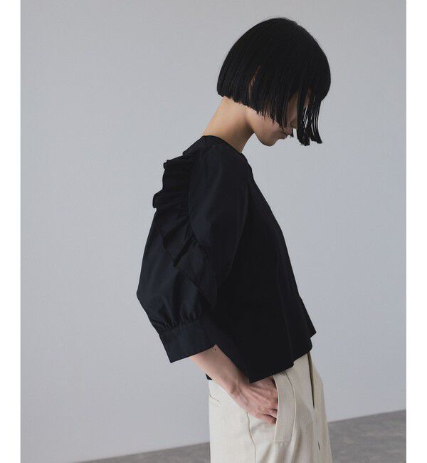 ADAM ET ROPE'「【サステナブル】バルーンスリーブTシャツ」|Tシャツ・カットソー|