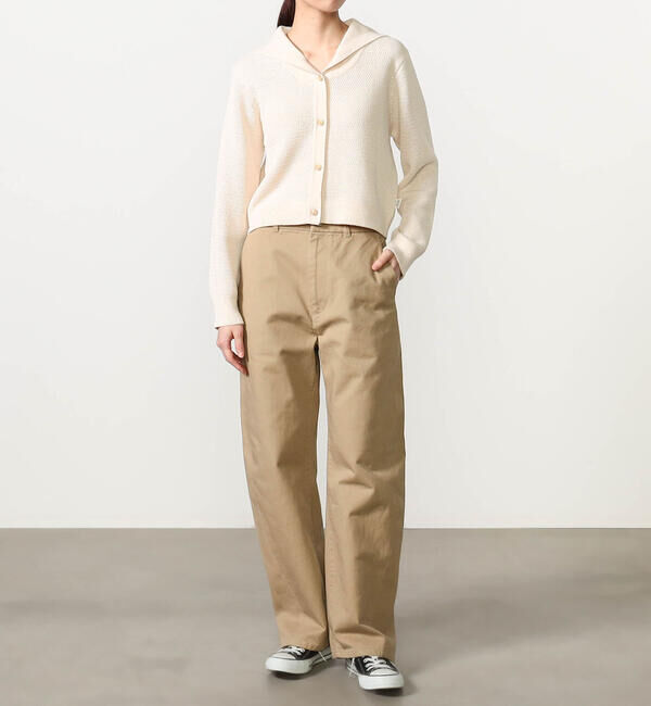 ORCIVAL「ORCIVAL | コットンドライツイル ワイドカーブパンツ WOMEN」|チノ|