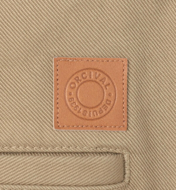ORCIVAL「ORCIVAL | コットンドライツイル ワイドカーブパンツ WOMEN」|チノ|