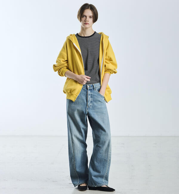  「SOPHIE TALKS ABOUT THE WEATHER | コットン ジップパーカー WOMEN」|パーカー|