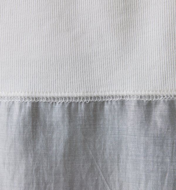  「【レイヤードに最適！】裾シアーロンT」|Tシャツ・カットソー|