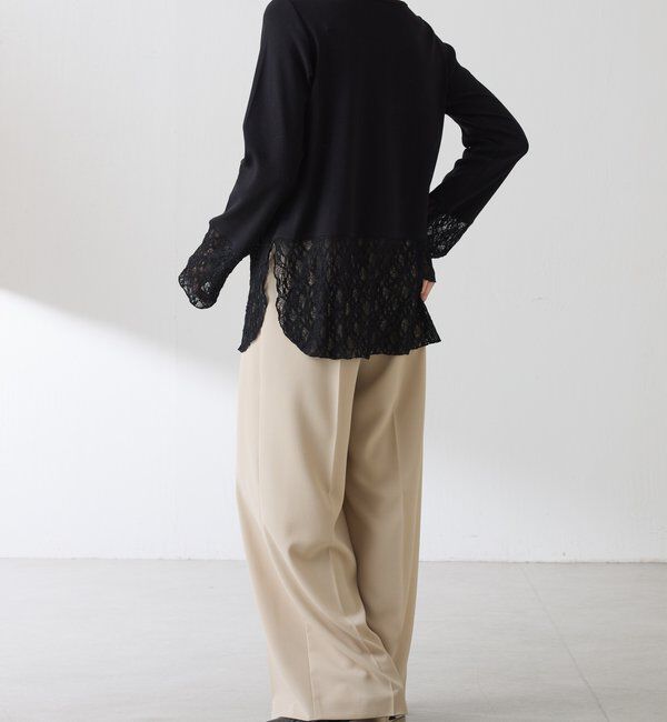  「【レイヤードに最適！】裾シアーロンT」|Tシャツ・カットソー|