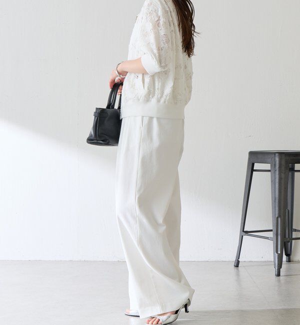  「ローン&times;レースキルトブルゾン」|ベスト・ジレ|