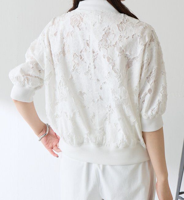  「ローン&times;レースキルトブルゾン」|ベスト・ジレ|