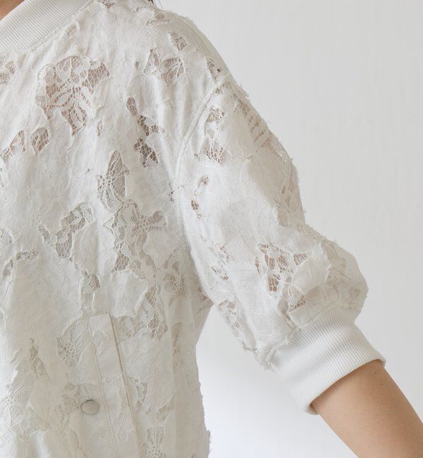  「ローン&times;レースキルトブルゾン」|ベスト・ジレ|