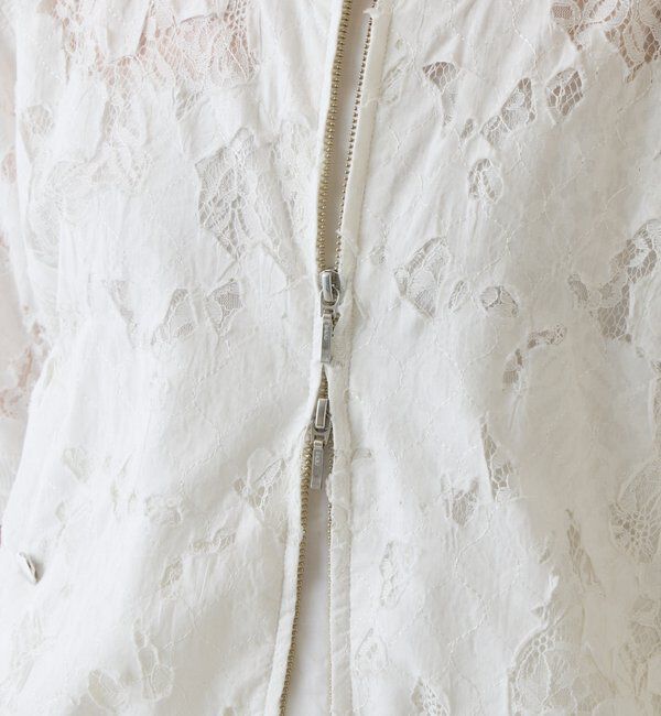  「ローン&times;レースキルトブルゾン」|ベスト・ジレ|