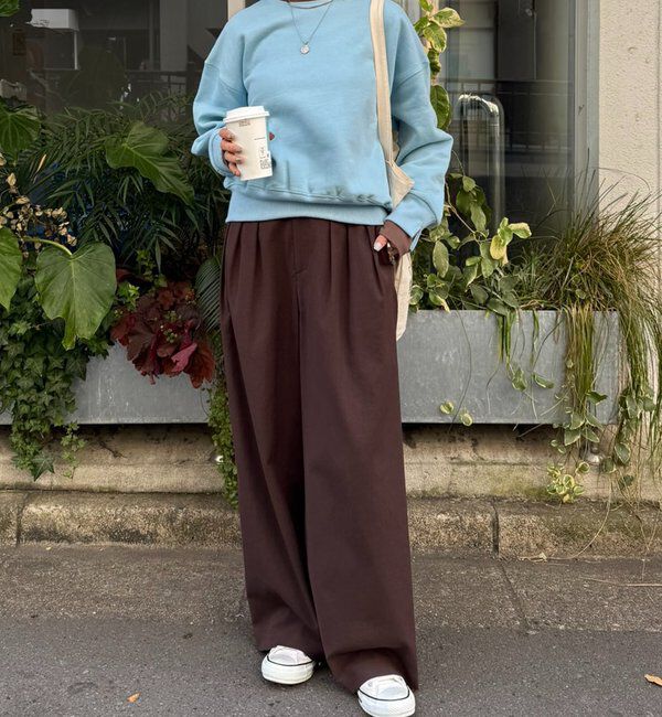  「【インフルエンサー@asamin企画】レイヤード風スウェット」|Tシャツ・カットソー|