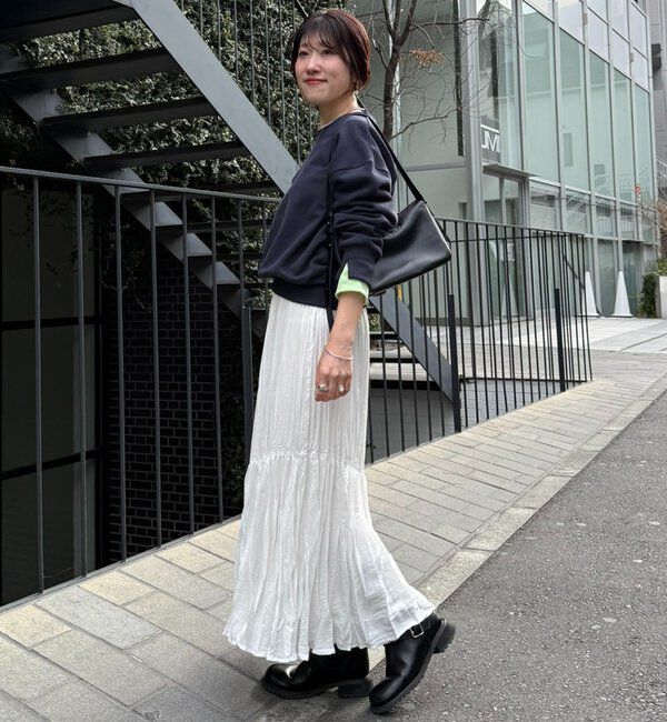  「【インフルエンサー@asamin企画】レイヤード風スウェット」|Tシャツ・カットソー|