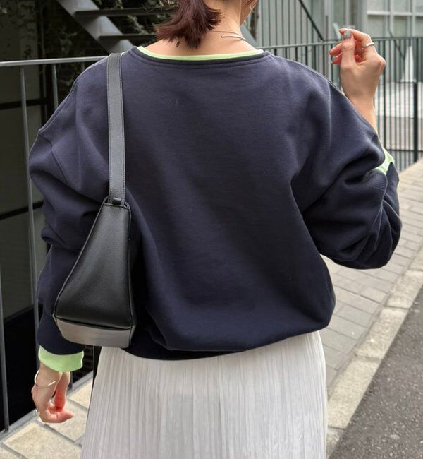  「【インフルエンサー@asamin企画】レイヤード風スウェット」|Tシャツ・カットソー|