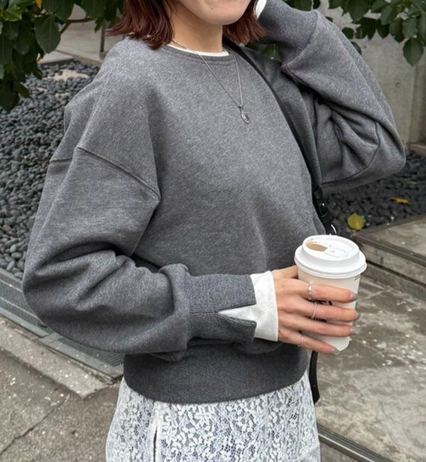  「【インフルエンサー@asamin企画】レイヤード風スウェット」|Tシャツ・カットソー|