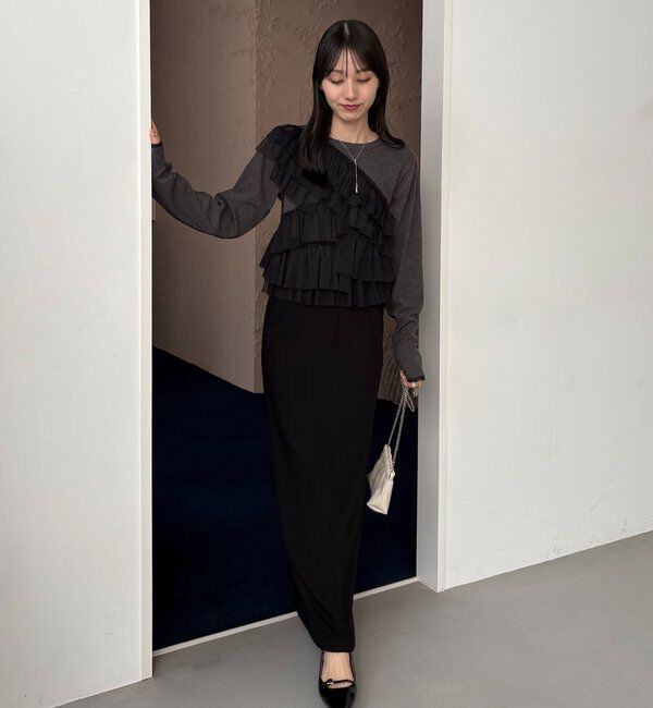  「【kon企画】フリルドッキングロンT」|Tシャツ・カットソー|