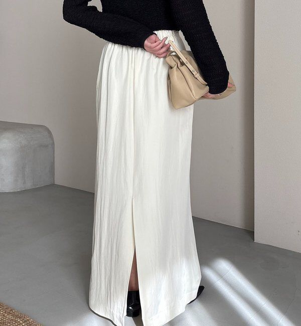  「【mana企画】ドロストマキシスカート」|スカート|