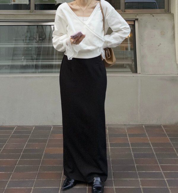  「【mana企画】ドロストマキシスカート」|スカート|