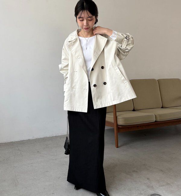  「【サイズ展開あり】バックギャザーコート」|その他|