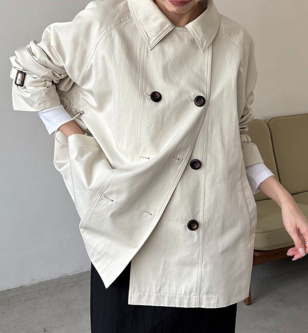  「【サイズ展開あり】バックギャザーコート」|その他|