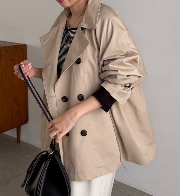  「【サイズ展開あり】バックギャザーコート」|その他|