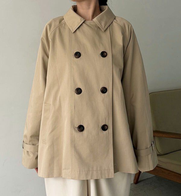  「【サイズ展開あり】バックギャザーコート」|その他|