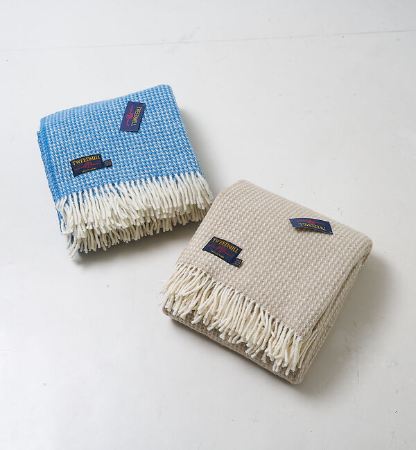 collex「【TWEEDMILL/ツィードミル】ピュアニューウール ワッフルスロー 大判ブラ」|ブランケット|