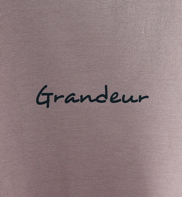 ABAHOUSE「【Grandeur】シルキーダンボール ロゴ 長袖 Tシャツ」|Tシャツ・カットソー|