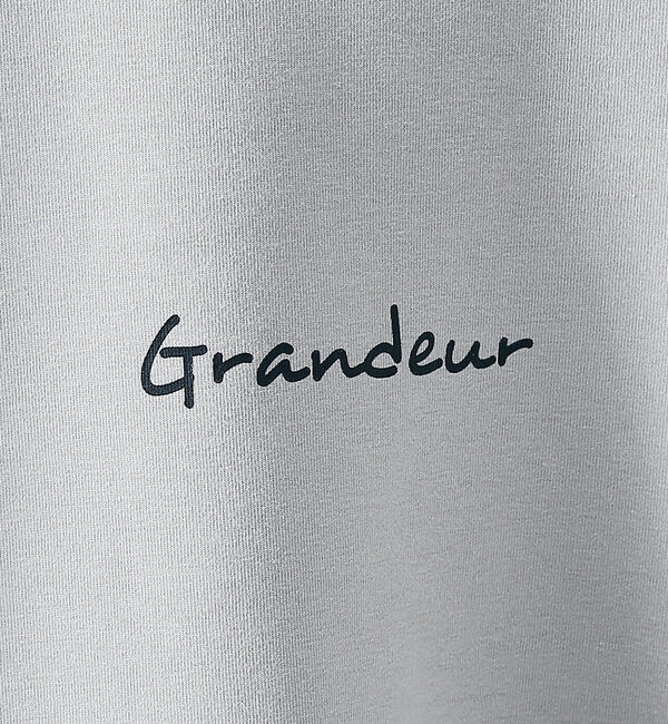 ABAHOUSE「【Grandeur】シルキーダンボール ロゴ 長袖 Tシャツ」|Tシャツ・カットソー|