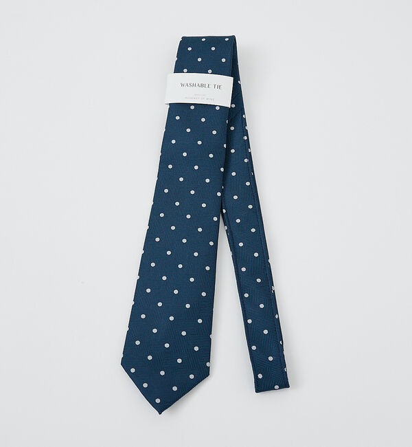 ABAHOUSE「【ウォッシャブル】ドットヘリンボン ネクタイ」|ネクタイ・蝶ネクタイ|