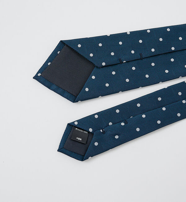 ABAHOUSE「【ウォッシャブル】ドットヘリンボン ネクタイ」|ネクタイ・蝶ネクタイ|