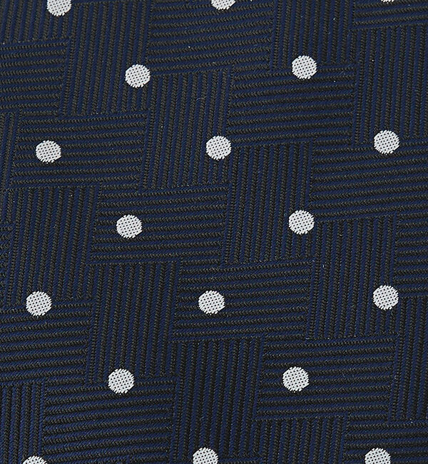 ABAHOUSE「【ウォッシャブル】ドットヘリンボン ネクタイ」|ネクタイ・蝶ネクタイ|