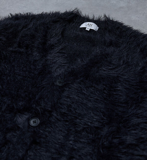 ABAHOUSE「【AH ABAHOUSE】ロングシャギー ニットカーディガン」|カーディガン|