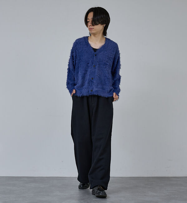 ABAHOUSE「【AH ABAHOUSE】ロングシャギー ニットカーディガン」|カーディガン|