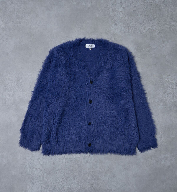 ABAHOUSE「【AH ABAHOUSE】ロングシャギー ニットカーディガン」|カーディガン|