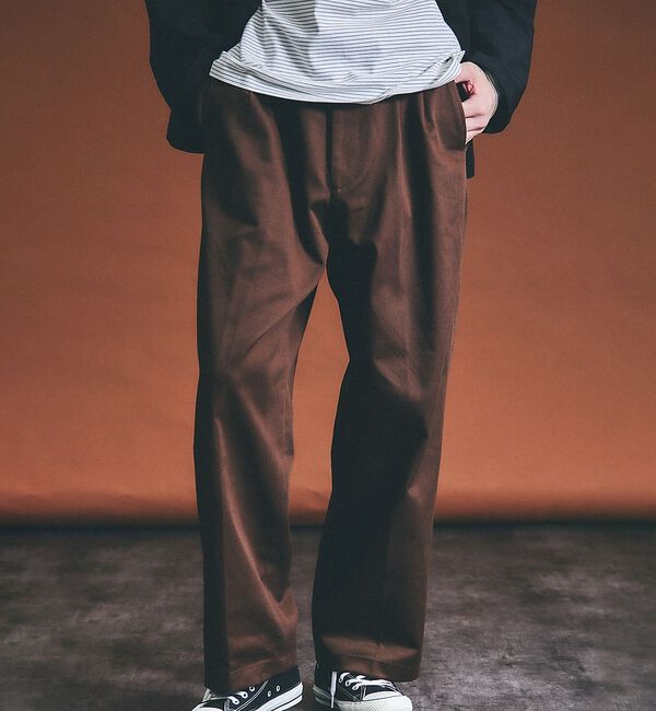 ABAHOUSE「2タック チノワイドパンツ / イージーパンツ【追加生産】【予約】」|その他|