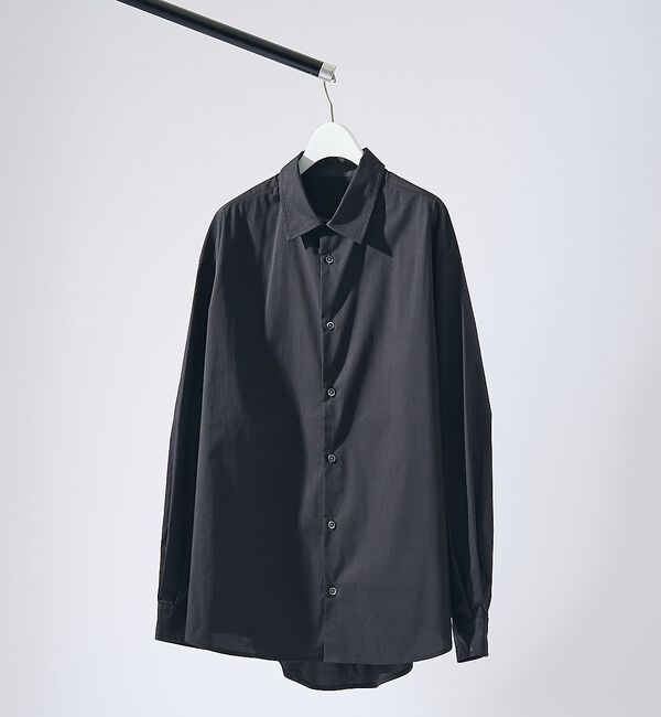 ABAHOUSE「ストレッチコットン レギュラーカラー リラックスシャツ / オーバーサイズ【予約」|シャツ・ブラウス|