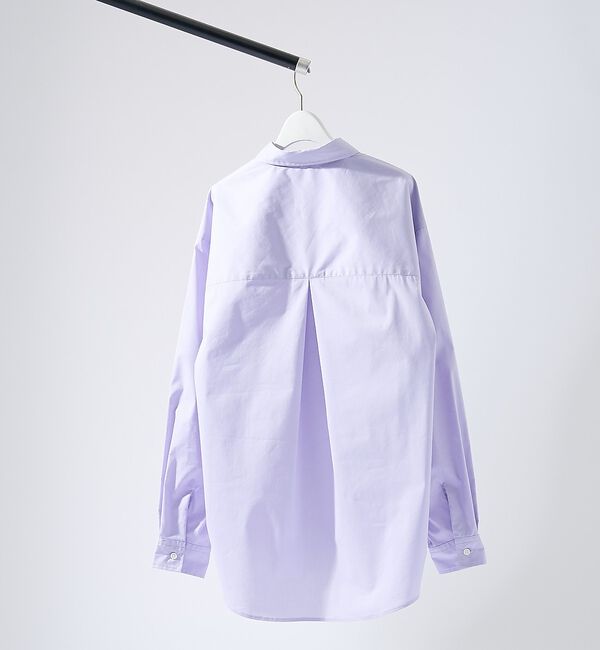 ABAHOUSE「ストレッチコットン レギュラーカラー リラックスシャツ / オーバーサイズ【予約」|シャツ・ブラウス|