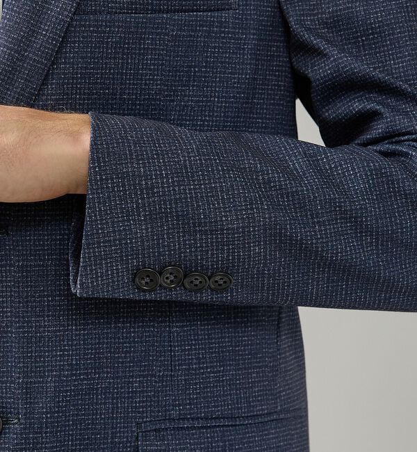 ABAHOUSE「【セットアップ対応】チェック柄 ライトポンチ ジャケット / FLEX JACK」|テーラードジャケット|