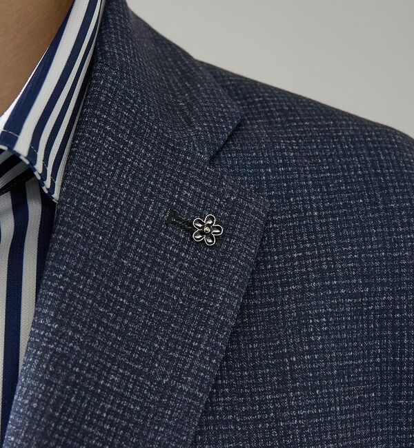 ABAHOUSE「【セットアップ対応】チェック柄 ライトポンチ ジャケット / FLEX JACK」|テーラードジャケット|