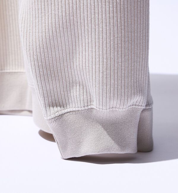 ABAHOUSE「クォーターゲージニット クルーネックスウェット / リラックスフィット【予約】」|スウェット・ジャージ|