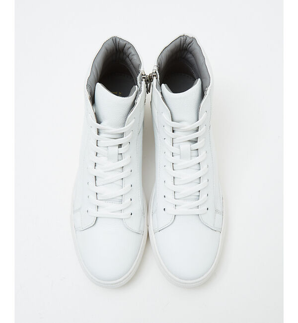 alfredoBANNISTER「サイドジップ ハイカット レザースニーカー」|スニーカー|