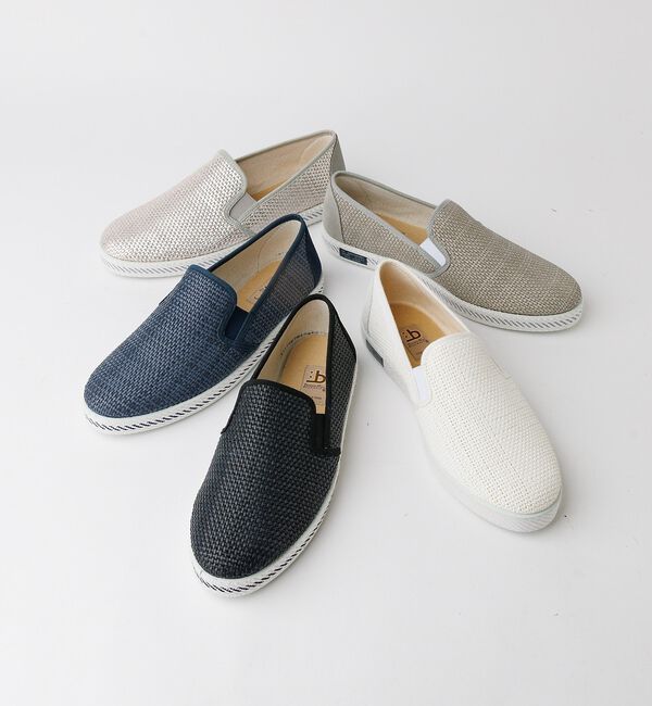 alfredoBANNISTER「【26S/S berevere別注】エラスティック サマースリッポン【予約】」|スニーカー|