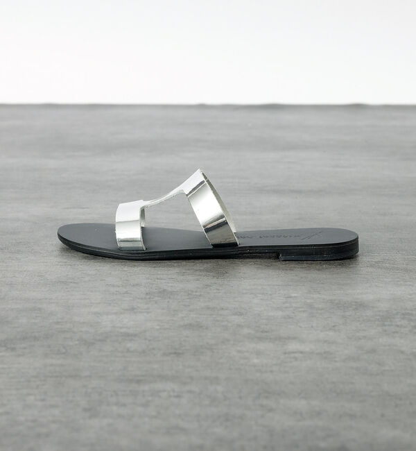 Rouge vif「【NICOLASLAINAS/ニコラスライナス】カットアウト スライドサンダル」|サンダル|