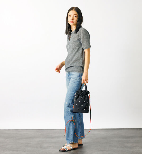 Rouge vif「【NICOLASLAINAS/ニコラスライナス】カットアウト スライドサンダル」|サンダル|