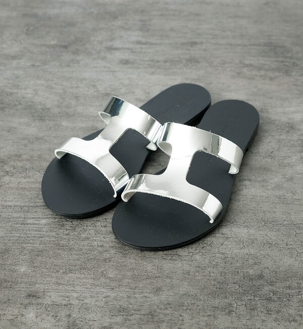 Rouge vif「【NICOLASLAINAS/ニコラスライナス】カットアウト スライドサンダル」|サンダル|