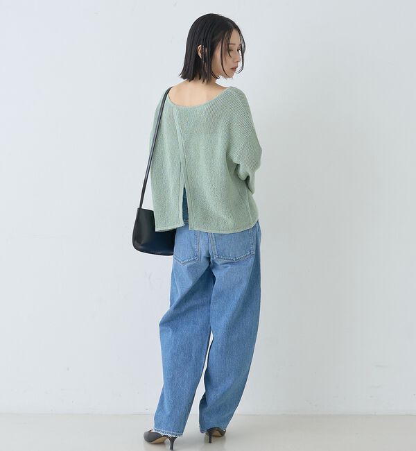 Rouge vif「【一部店舗限定】バックスリットゆるメッシュニット【予約】」|ニット・セーター|