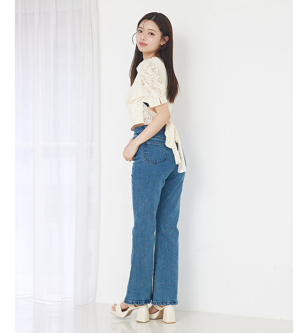 SELFIST「バックリボンレースブラウス」|シャツ・ブラウス|