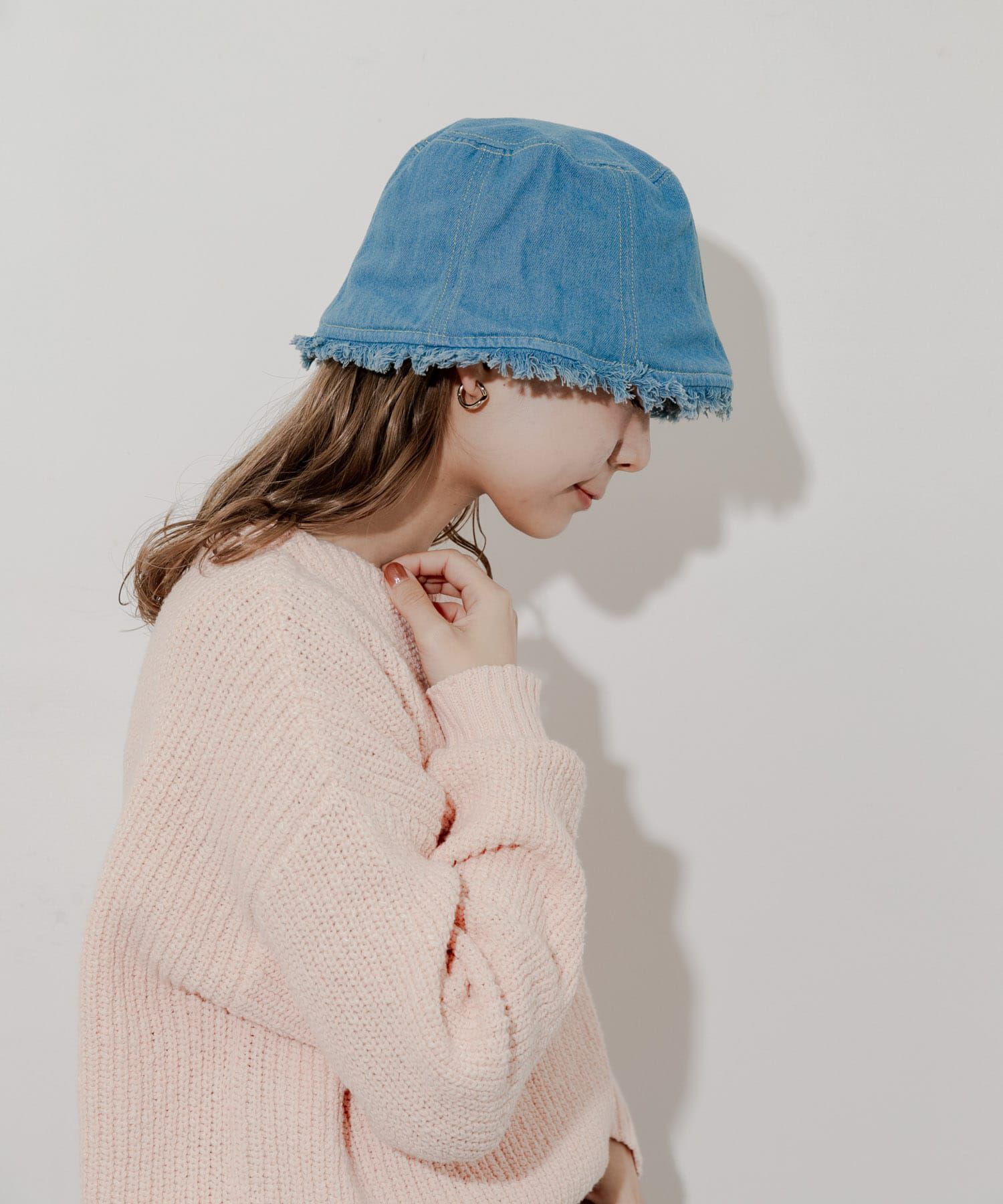 SMELLY「デニムフリンジハット」|ハット|