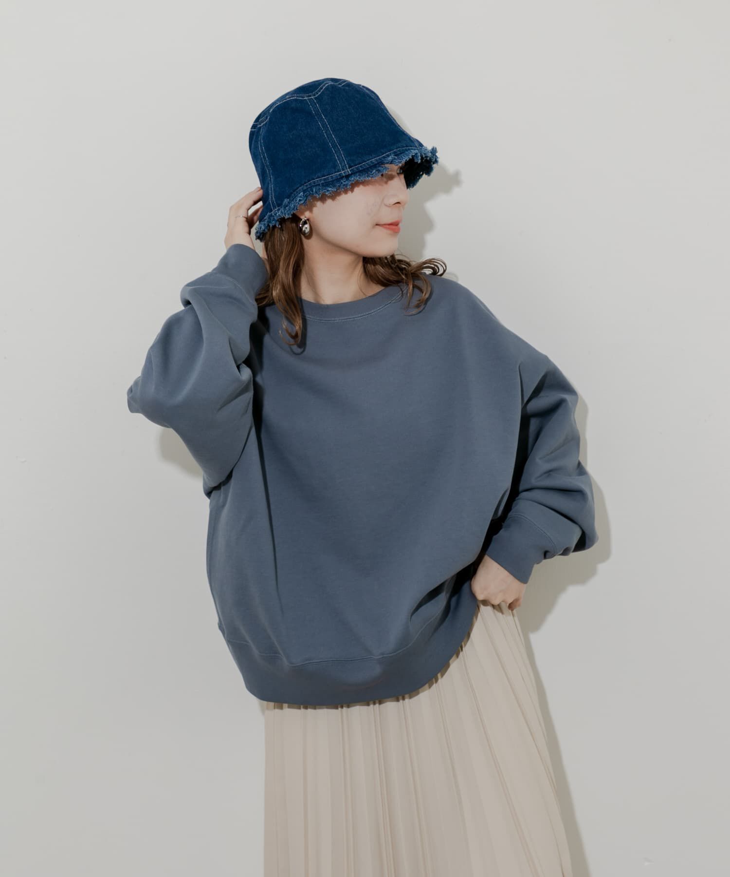 SMELLY「デニムフリンジハット」|ハット|