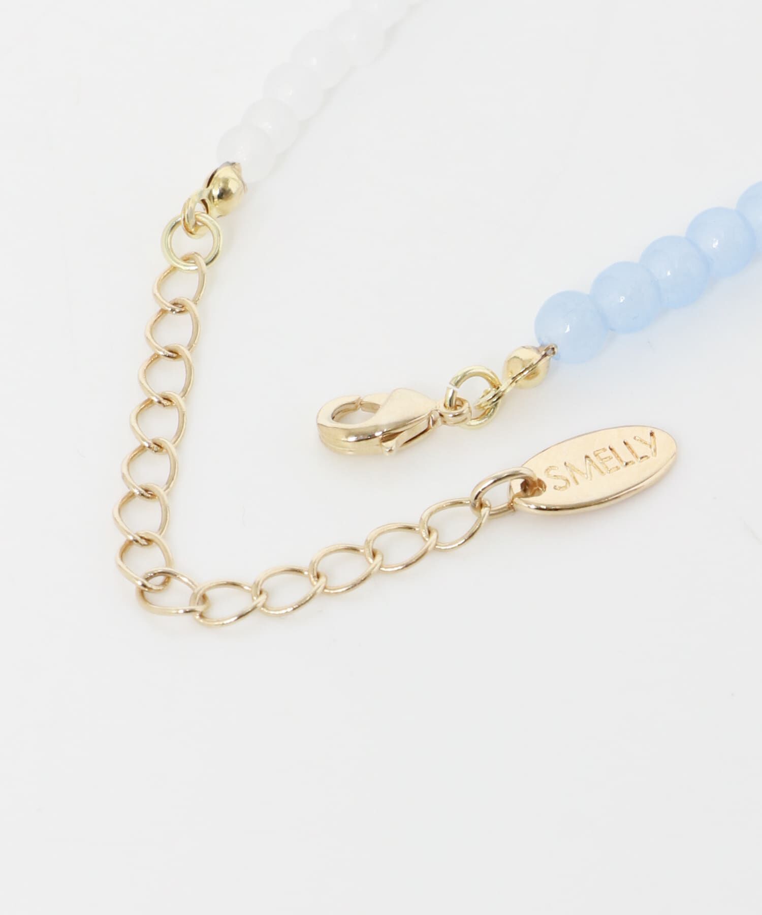 SMELLY「クリアトップビーズネックレス」|ネックレス|