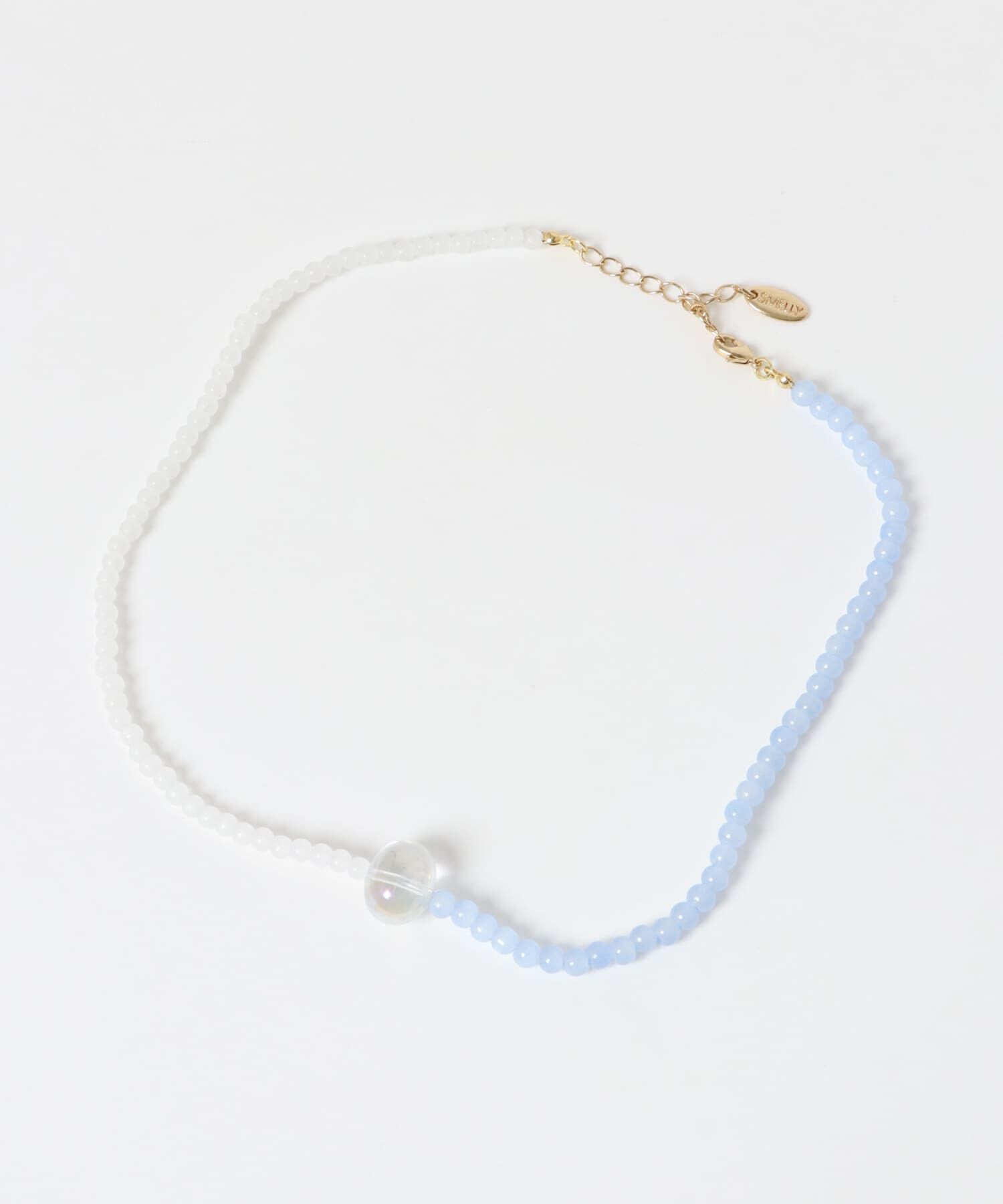 SMELLY「クリアトップビーズネックレス」|ネックレス|