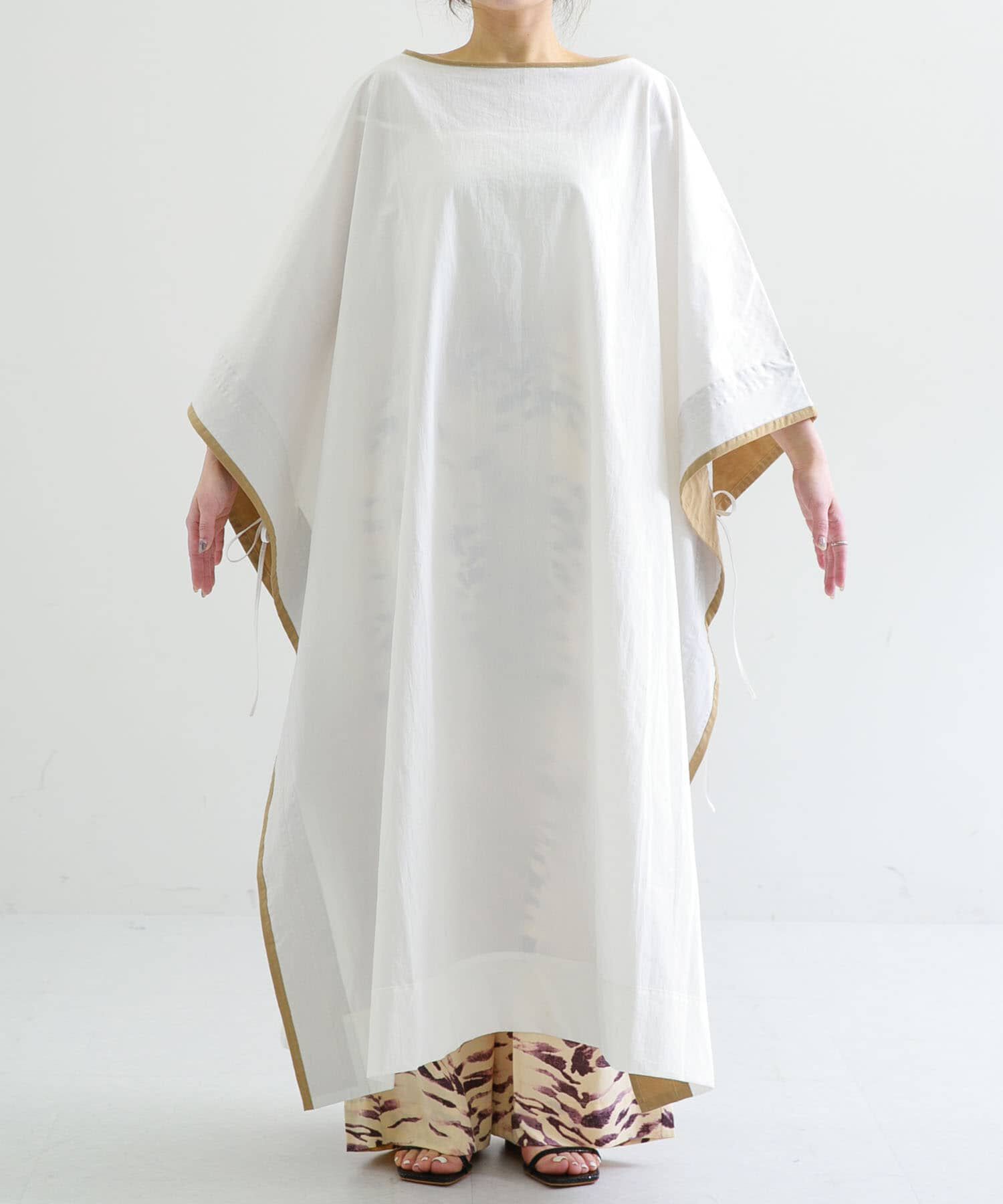 URBAN RESEARCH「HAKUJI　Organiccotton kaftandress」|ワンピース|